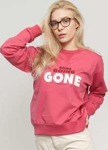 WOOD WOOD Flora Sweatshirt tmavě růžová