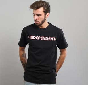 INDEPENDENT Bar Cross Tee černé
