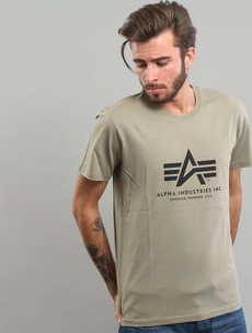 Alpha Industries Basic Tee olivové