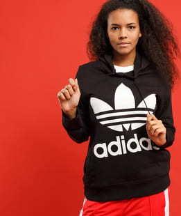 adidas Originals Trefoil Hoodie černá