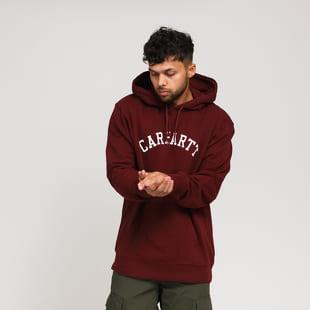 Carhartt WIP Hooded University Sweat vínová