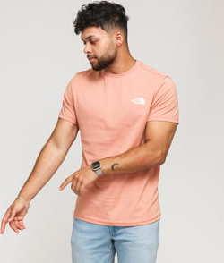 The North Face M SS Simple Dome Tee růžové