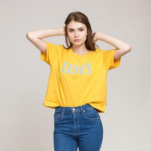 Levi's ® W Graphic Varsity Tee žluté / světle modré