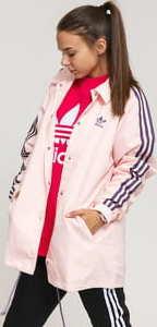 adidas Originals Coach Jacket světle růžová / fialová