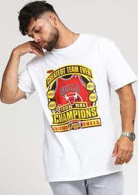 Mitchell & Ness Last Dance Bulls '96 Champs Tee bílé