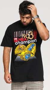 Mitchell & Ness Last Dance Bulls '93 Champs Tee černé