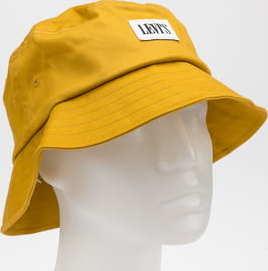 Levi's ® Serif Bucket Hat tmavě žlutý