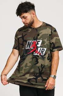 Jordan M J JMC Camo AOP SS Crew camo zelené
