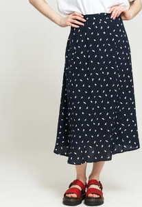 EDITED Dafne Skirt navy / bílá