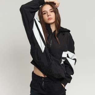 Urban Classics adies Crinkle Batwing Jacket černá / bílá