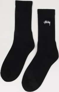 Stüssy Small Stock Crew Socks černé