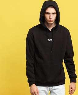 Urban Classics OFF Hoody černá