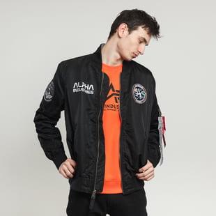 Alpha Industries MA-1 oon anding Rev černá / šedá