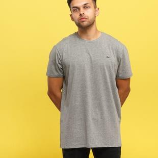 LACOSTE Base T-shirt melange šedé