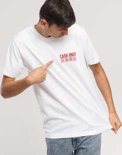 Urban Classics Cash Only Tee bílé