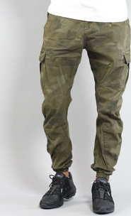 Urban Classics Camo Cargo Jogging Pants camo zelené