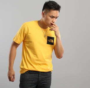 The North Face M S/S Fine Tee žluté
