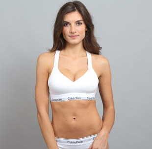Calvin Klein Women's Bralette ift C/O bílé