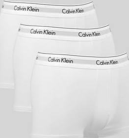Calvin Klein 3 Pack ow Rise Trunks C/O bílé