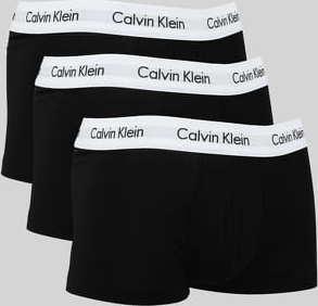 Calvin Klein 3 Pack Low Rise Trunks C/O černé