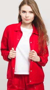WOOD WOOD Beverly Jacket červená