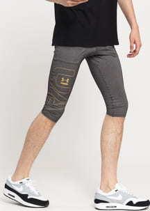 Under Armour Perpetual 1/2 Legging šedé / černé