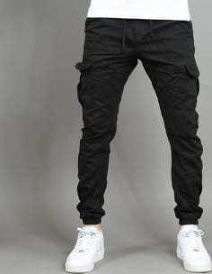 Urban Classics Cargo Jogging Pants tmavě šedé