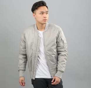 Urban Classics Basic Bomber šedá