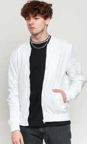 Urban Classics Light Bomber Jacket bílá