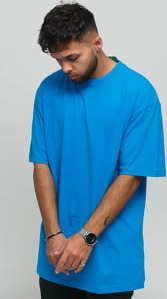 Urban Classics Tall Tee modré
