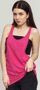 Urban Classics Ladies Loose Tank růžové