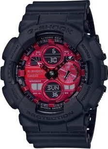 Casio G-Shock GA 140AR-1AER "Adrenalin Red Series" černá / červená
