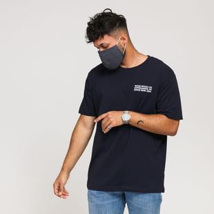 WOOD WOOD Info T-shirt navy