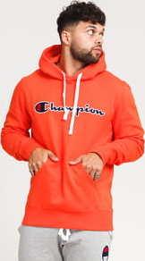 Champion Script Logo Hooded Sweatshirt oranžová
