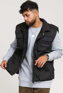 Urban Classics Ranger Vest černá