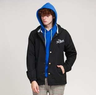 The Hundreds Slant Logo Hooded Coach's Jacket černá