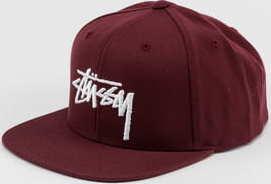 Stüssy Stock Cap vínová