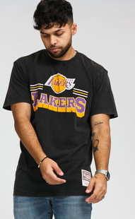 Mitchell & Ness NBA Fan Banner Tee LA Lakers černé