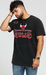Mitchell & Ness NBA Fan Banner Tee Chicago Bulls černé