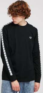 FRED PERRY Taped S Tee černé
