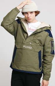 Columbia Challenger Pullover Jacket olivová / navy