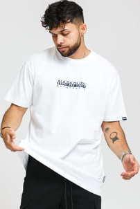 NAPAPIJRI S - Box Tee bílé