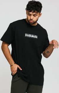NAPAPIJRI S - Box Tee černé