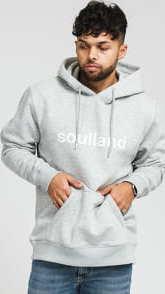 Soulland Googie Hoodie melange šedá