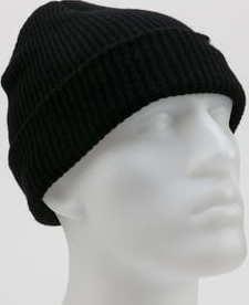 WOOD WOOD Wool Mande Beanie černý