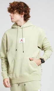 Jordan M J Flight Fleece PO Hoodie světle zelená