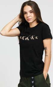 CALVIN KLEIN JEANS W CK Eco Slim SS Tee černé