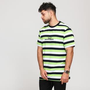HUF Cruz SS Knit Shirt bílé / čené / zelené