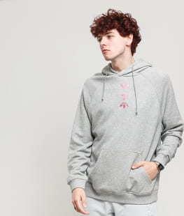 adidas Originals Zeno Hood melange šedá