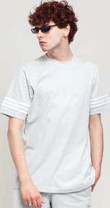 adidas Originals Outline Tee světle modré